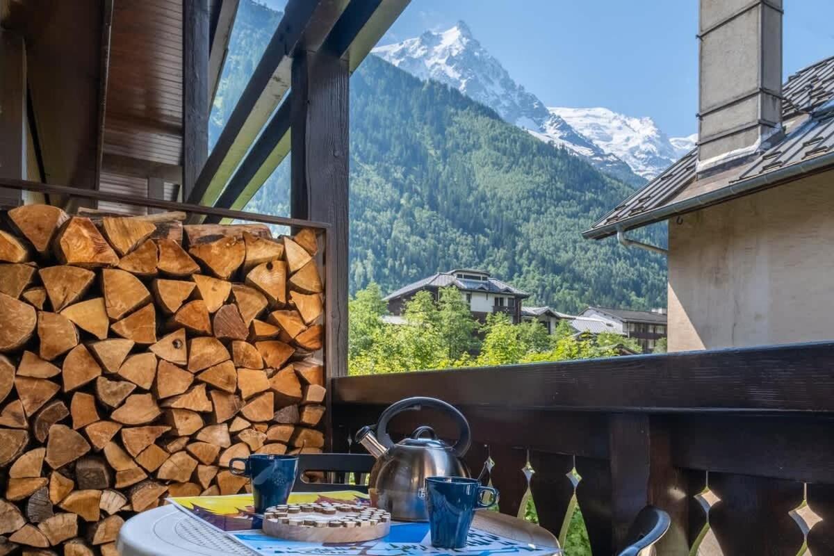 Chalet Racar Pour 4 Personnes, Centre Ville Et Vue Sur La Montagne شامونكس المظهر الخارجي الصورة